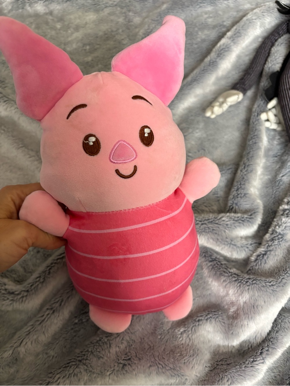 Disney Pink Stripe Piglet Plush